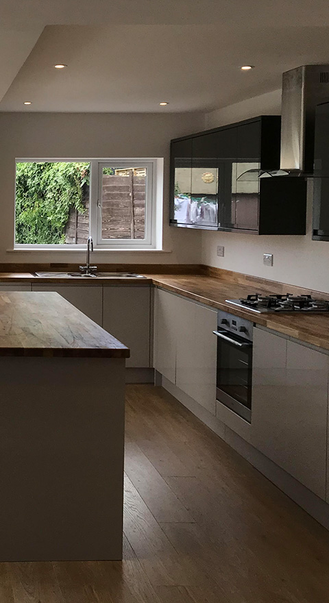 kitchen building works extensions